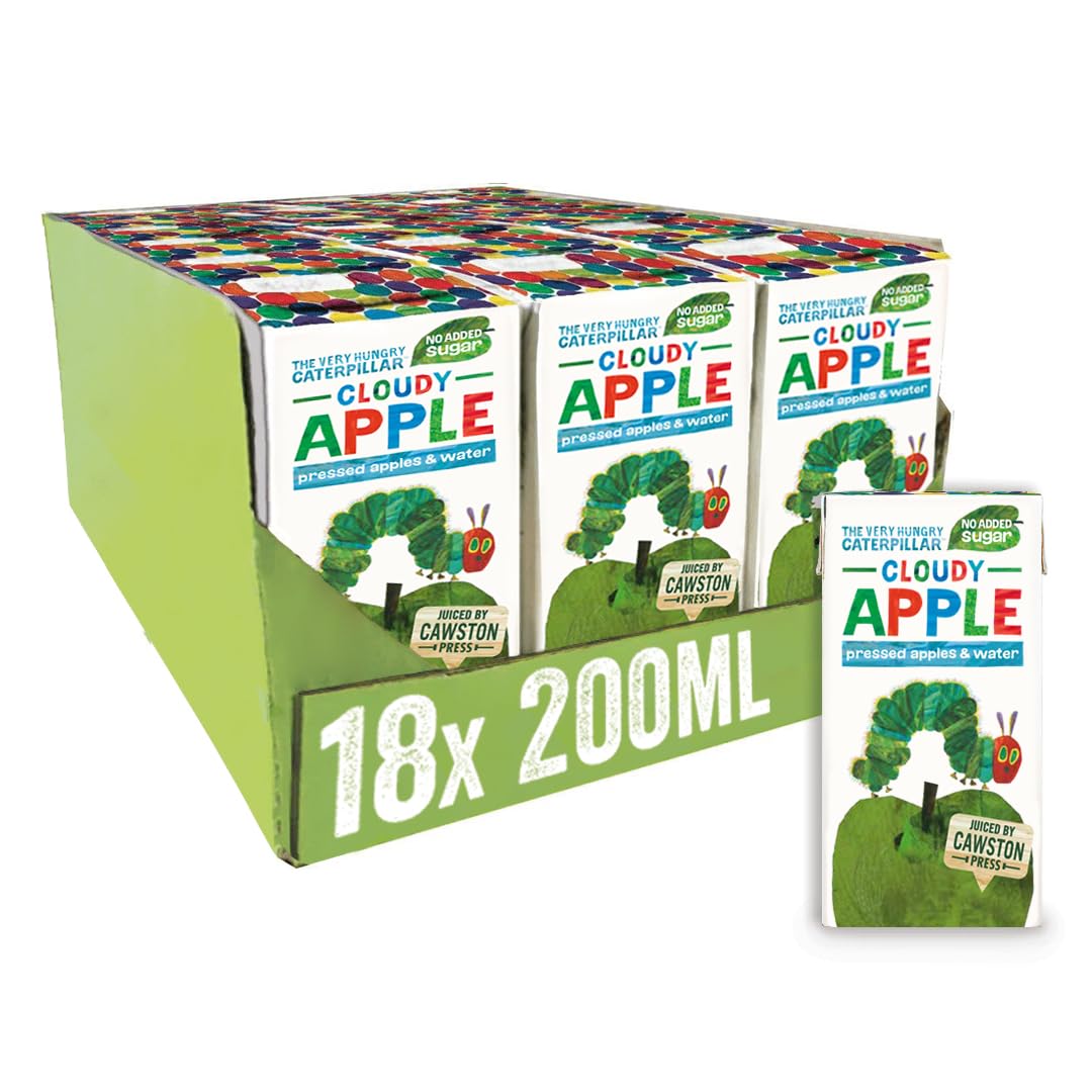 Cawston Press Apple Fruit Water - Kids School Drink - 200ml x 18 Pack