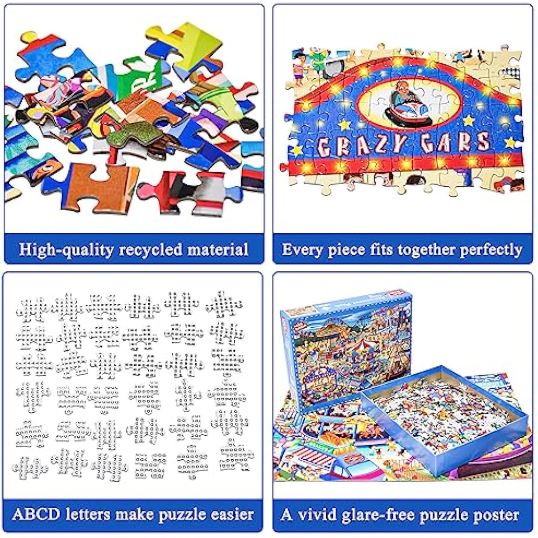 Jolof Store Amusement Park Jigsaw Puzzles for Adults – 1000 Piece Set
