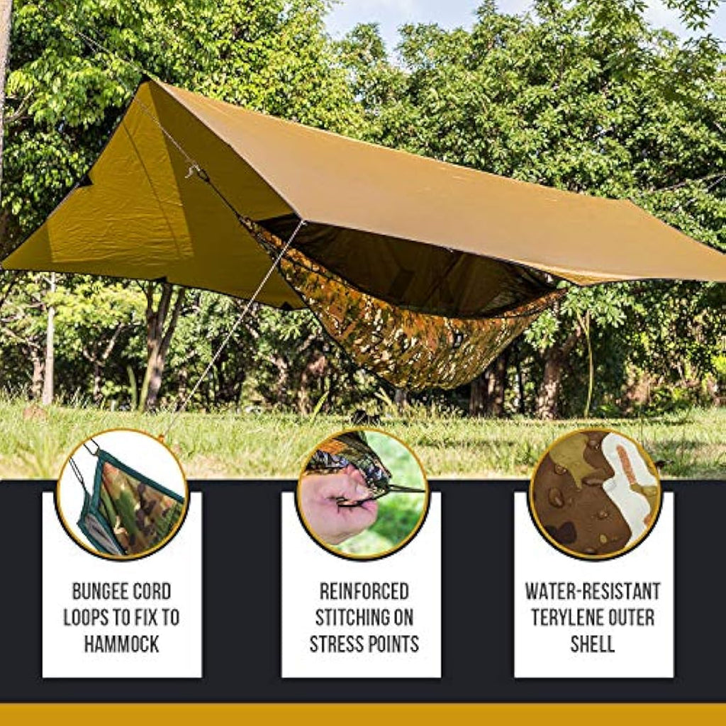 OneTigris HIDEOUT Hammock Underquilt – 4 Season Lightweight Camping Gear