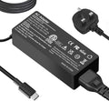 65W USB C Universal Laptop Charger | Type-C UK AC Adapter