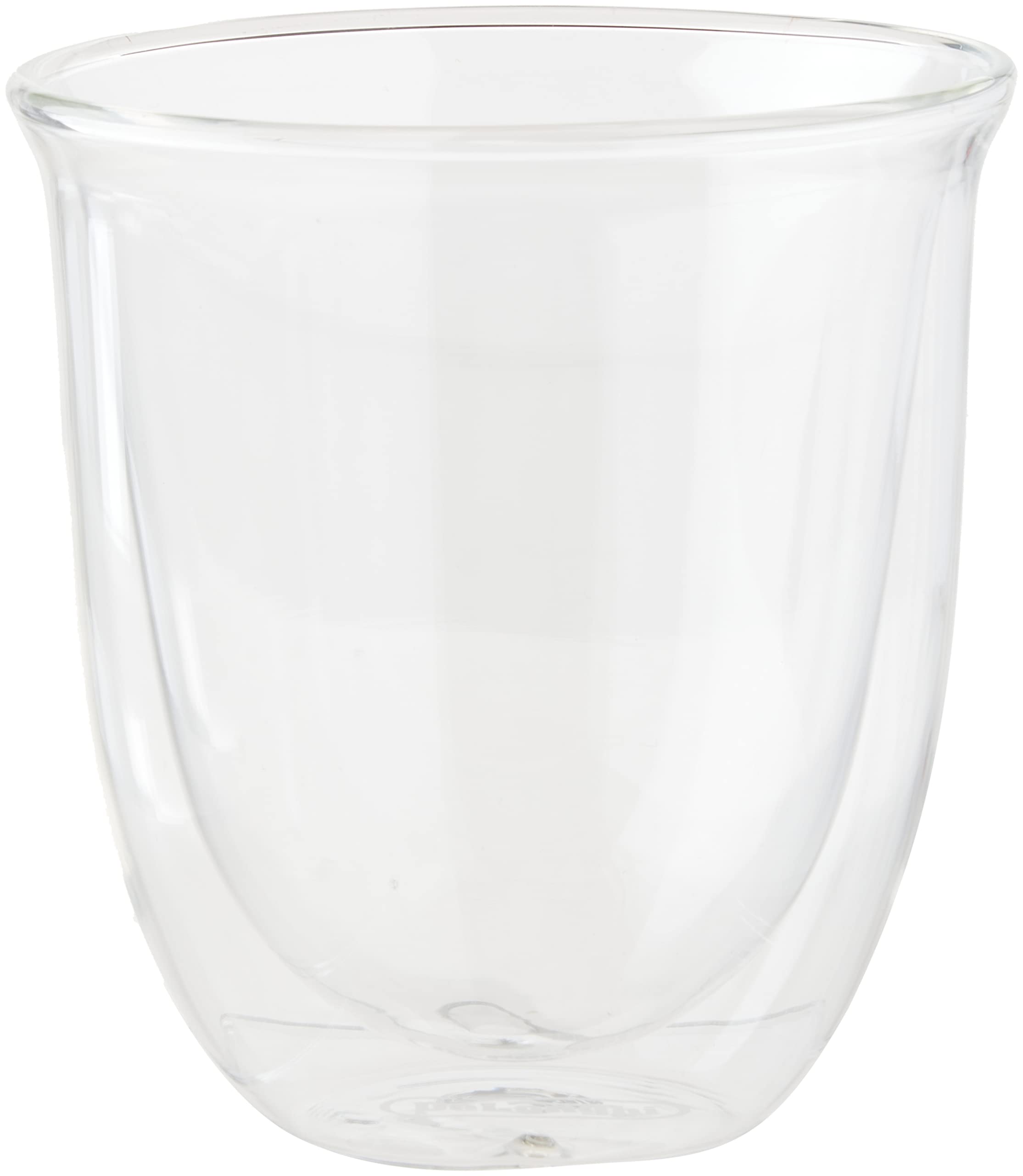 De'Longhi Double Walled Thermo Cappuccino Glasses – 270ml, Set of 6
