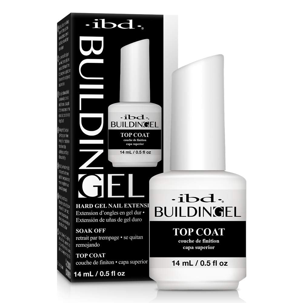 ibd Building Gel - Hard Gel Nail Extension Top Coat - 14ml / 0.5oz