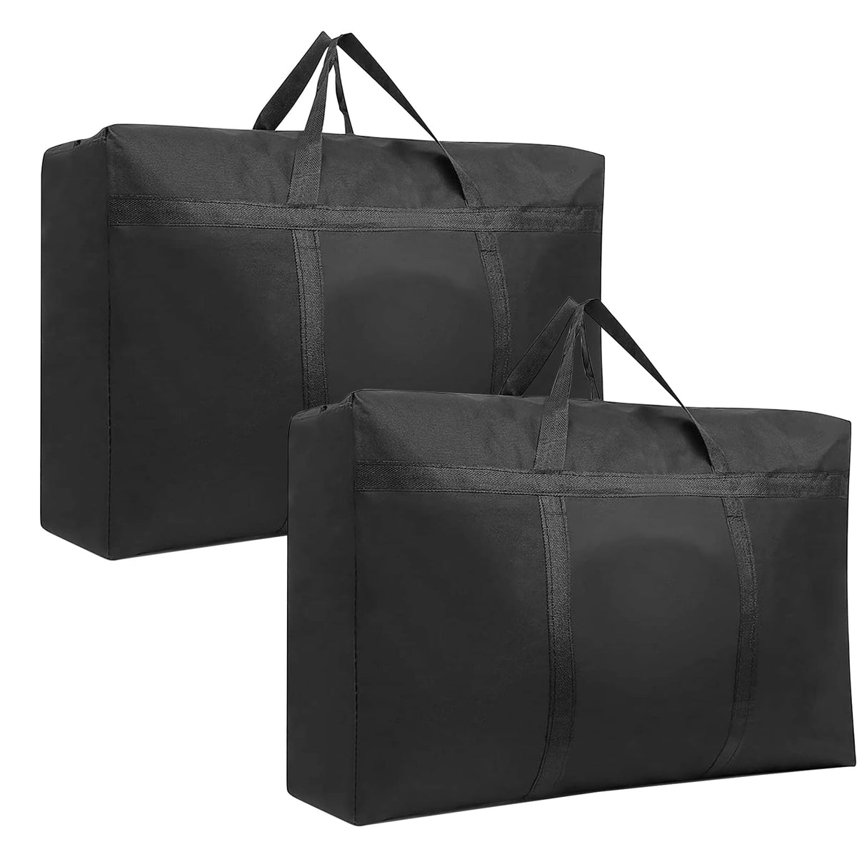 IETWATE 2PCS Large Storage Bags with Zips, 180L Moving Bags Extra Large Strong, Waterproof Clothes Storage Bag - image 1
