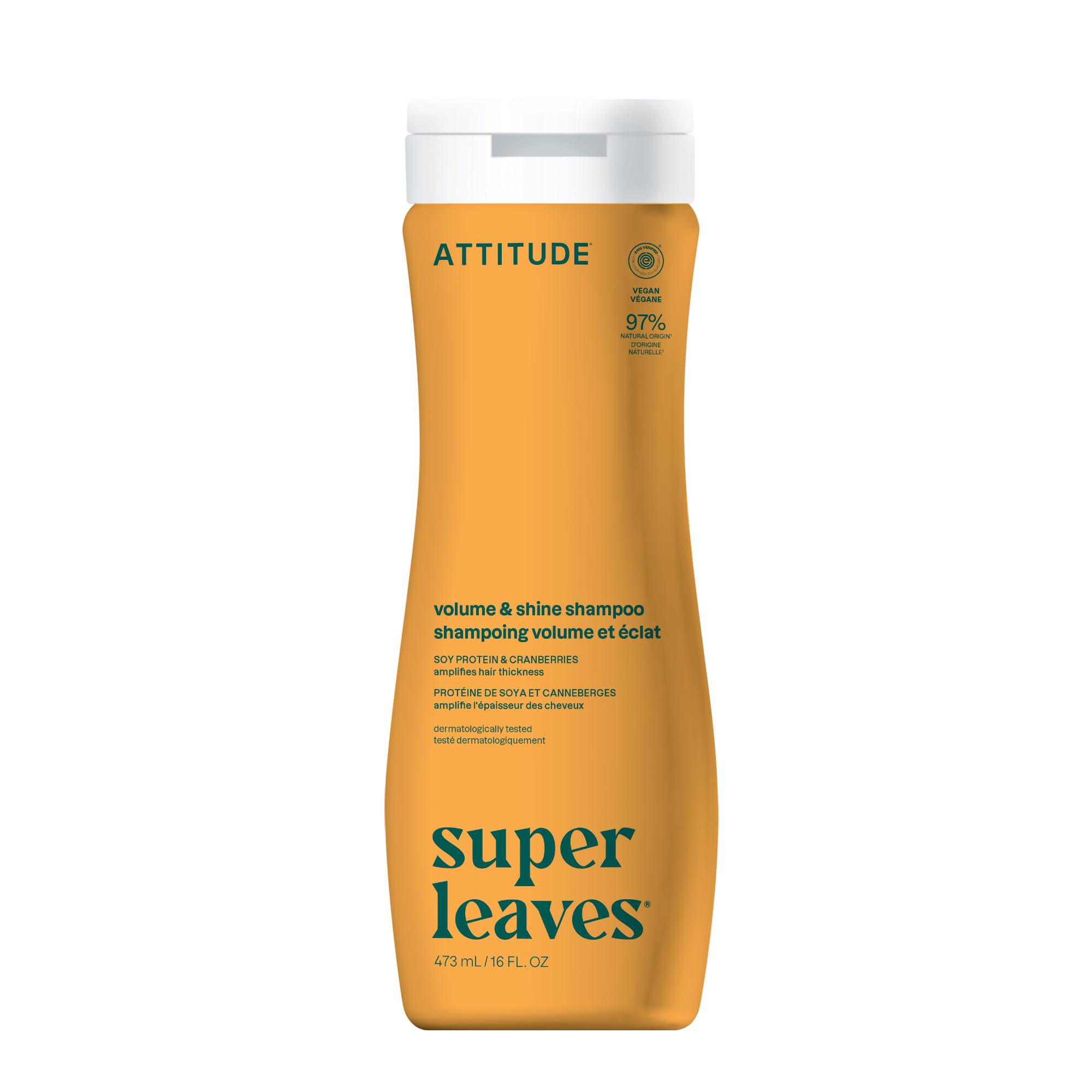 ATTITUDE Volume and Shine Shampoo – EWG Verified Vegan for Fine Hair