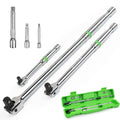 SWANLAKE 6PC Breaker Bar Set | 1/4", 3/8", 1/2" Drive Heavy Duty Tools