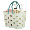 Anyoifax Portable Shower Caddy Tote – Plastic Storage Basket, Green