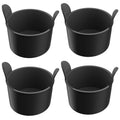 Lamapee Silicone Air Fryer Egg Moulds and Ramekins, Set of 4 – Black