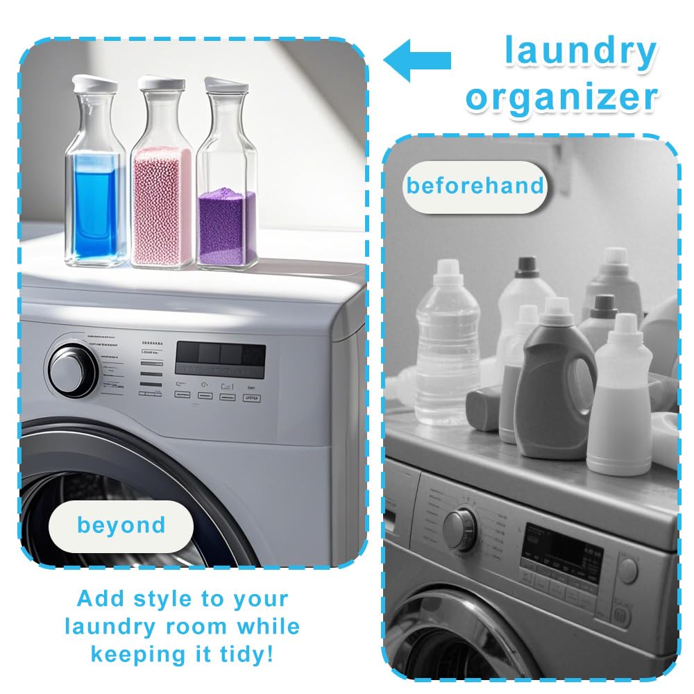 SJDOFU Washing Powder Storage, 2 PCS Laundry Detergent Storage - image 5