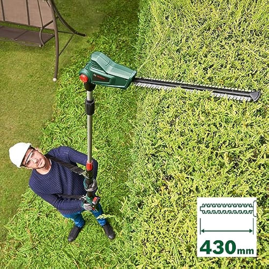 Bosch UniversalHedgePole 18 Cordless Telescopic Hedge Trimmer