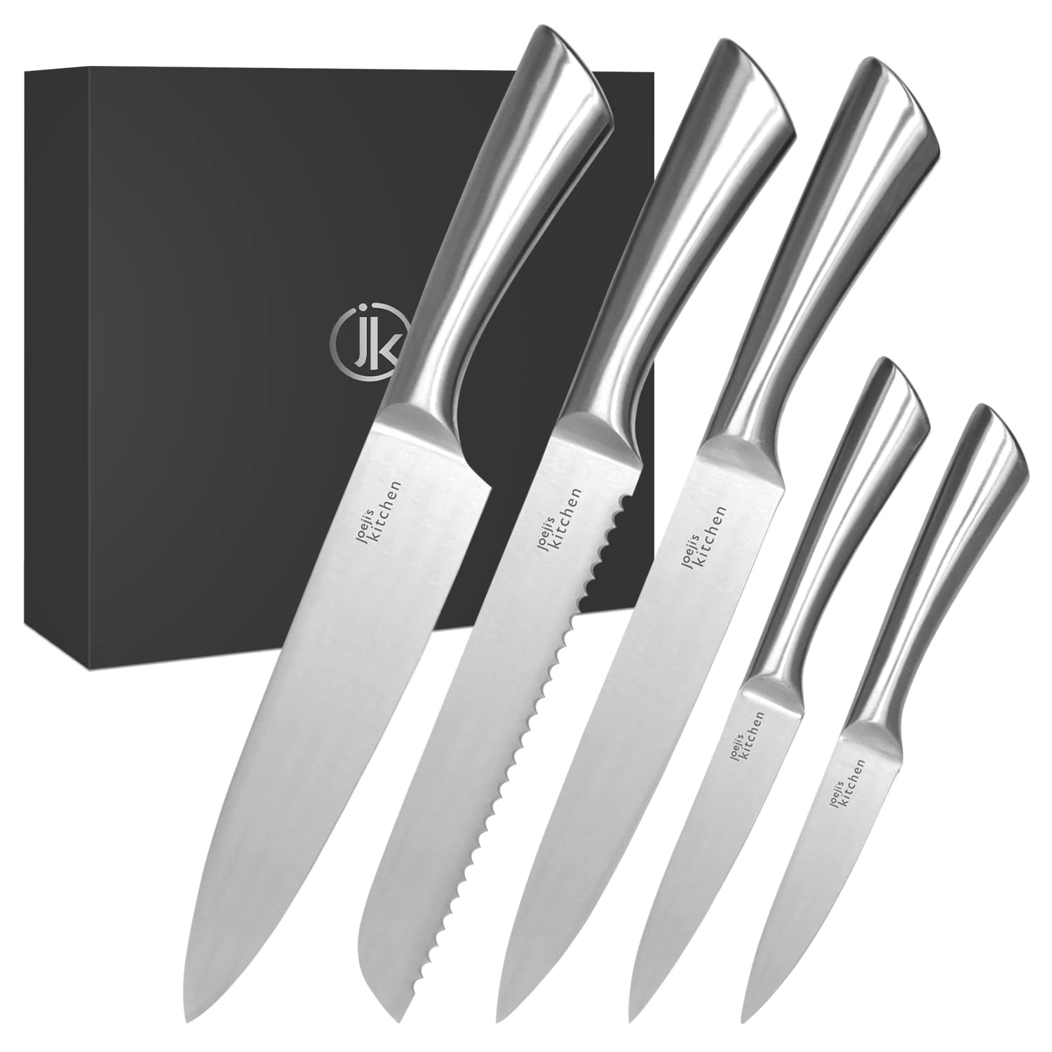 joeji's Kitchen 5-Piece Chef Knife Set – High Carbon Stainless Steel