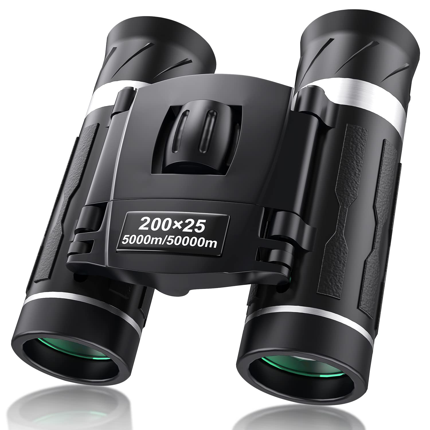 200x25 Compact Binoculars – High Powered Pocket Optics
