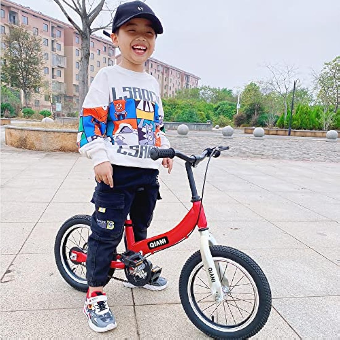 Jolof Store 2-in-1 Balance Bike for Toddlers with Pedals & Brakes