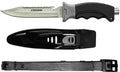 Cressi Borg Diving Knife – Stainless Steel Serrated Blade - Black