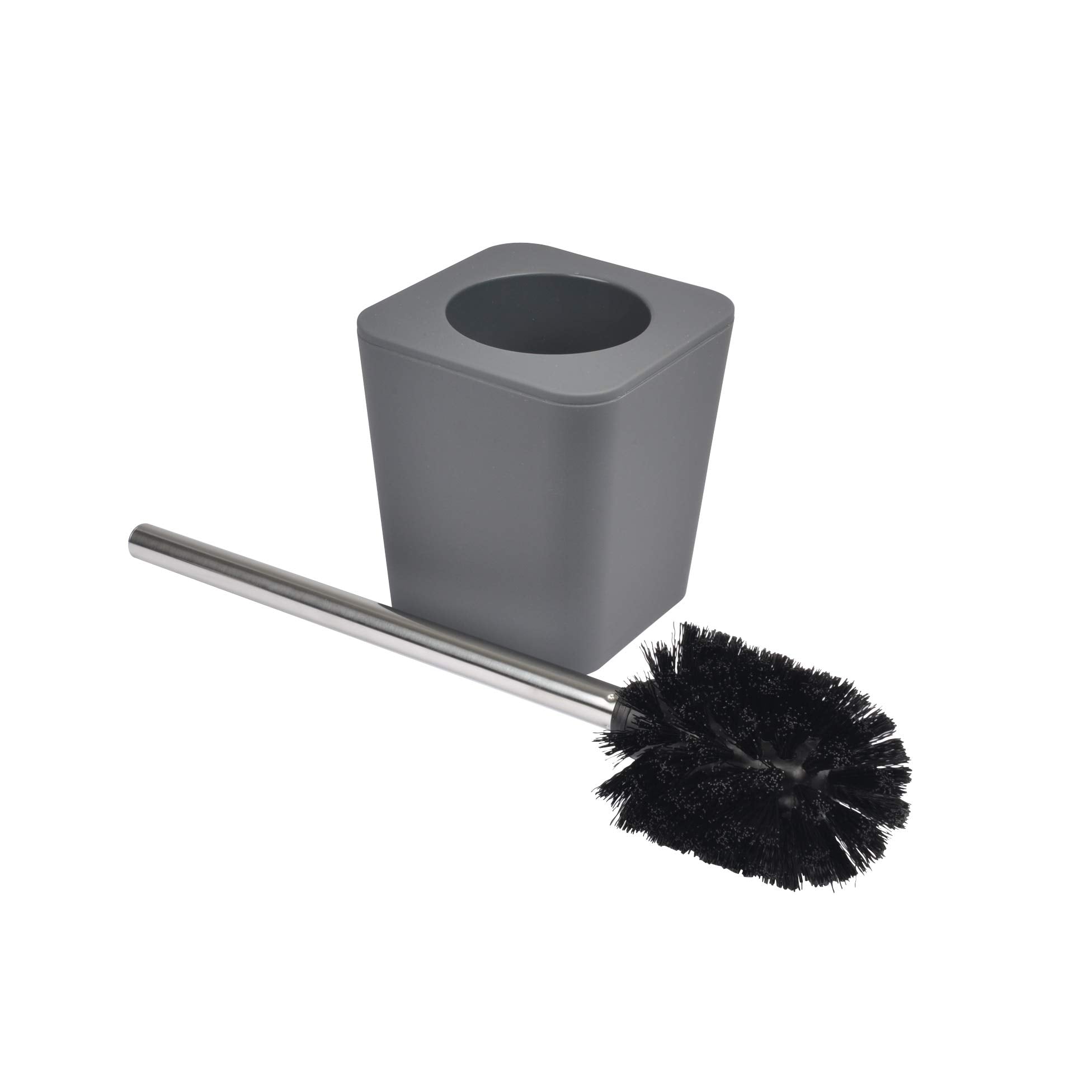 Douceur d'Intérieur Soft Touch Toilet Brush Holder - Anthracite