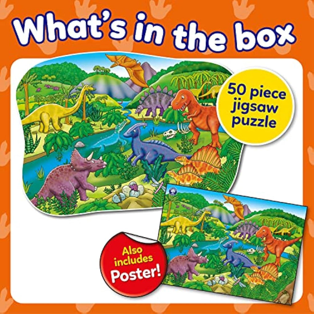 Orchard Toys Big Dinosaurs Floor Puzzle – 50-Piece Educational Jigsaw