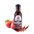 Poppamies Hot Bourbon BBQ Sauce – Spicy Grilling & Burger Dip – 410g