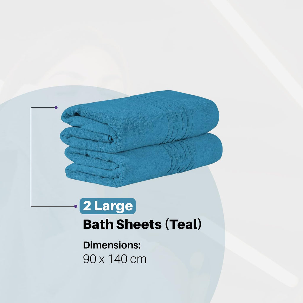 Indus Textiles Bath Sheets Large x 2-100% Egyptian Ring Spun Cotton Highly Absorbent and Soft - image 3
