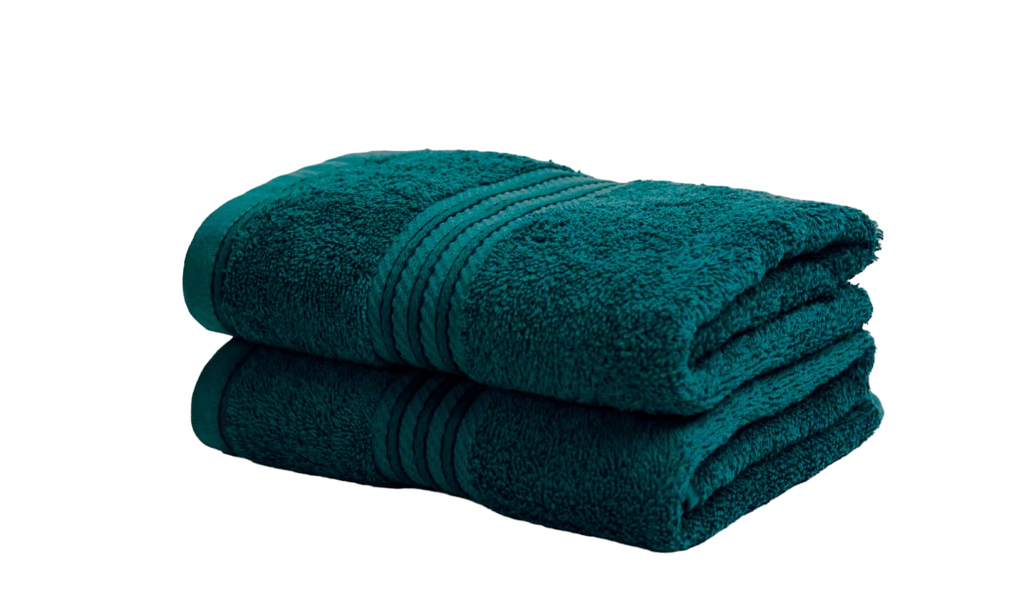Bentley Priory 100% Cotton Hand Towels – 500GSM Absorbent 2 Pack
