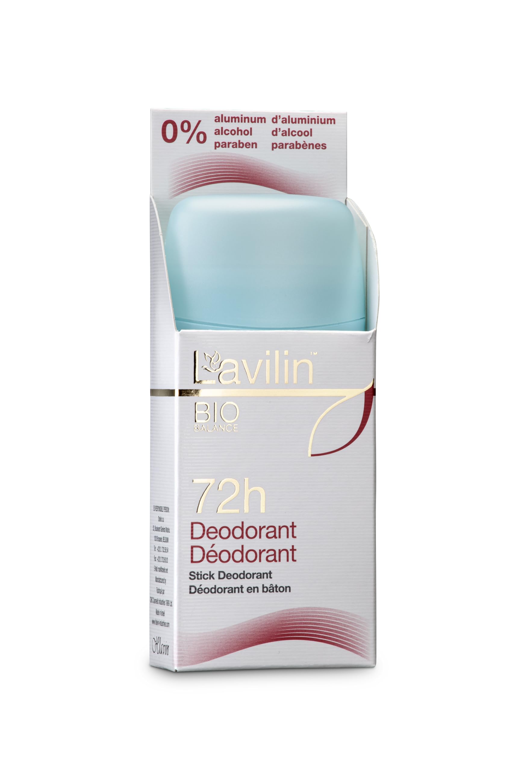 Lavilin Bio Balance Natural Stick Deodorant | Aluminum-Free - 50ml