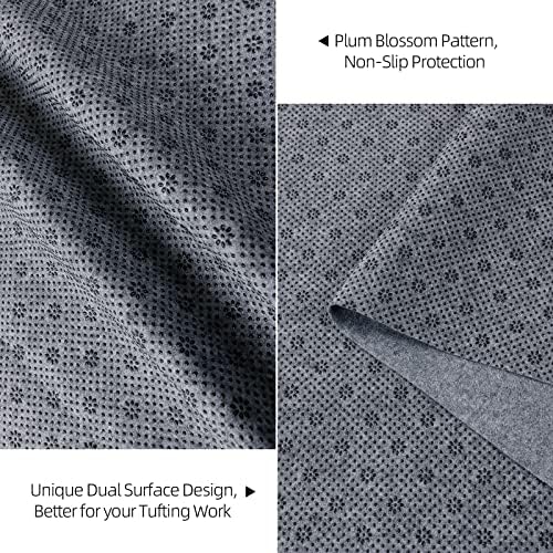 ROCKY&CHAO Tufting Cloth Kit | 79x59 Monk Cloth & Non-Slip Backing
