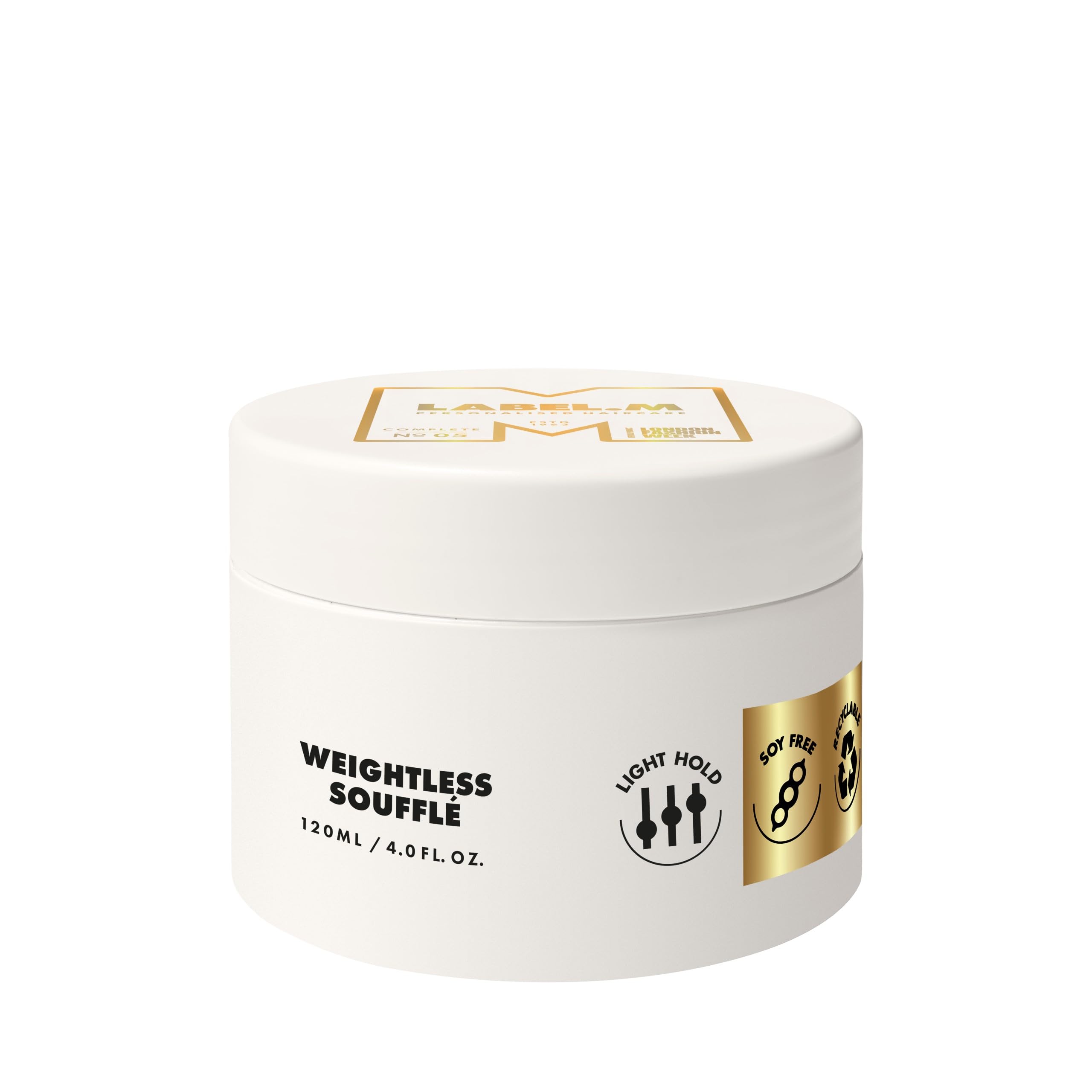 LABEL.M Weightless Souffle 120ml | Light Hold Texturizing Hair Cream