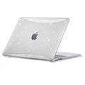 EooCoo MacBook Air 13 inch Case – Glitter Clear Hard Shell (M4 M3 M2)