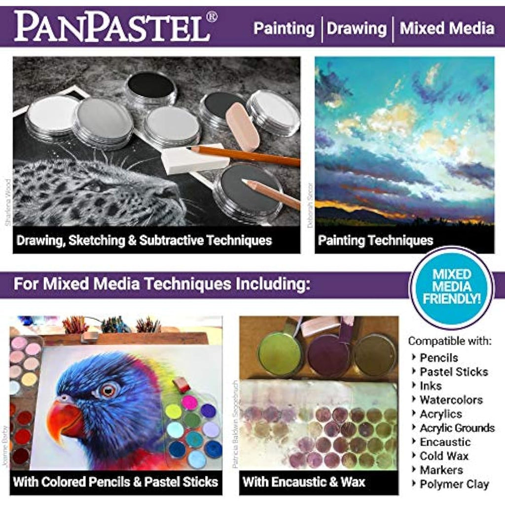 PanPastel 5 Colour Starter Painting Set – Professional Artist Pastels