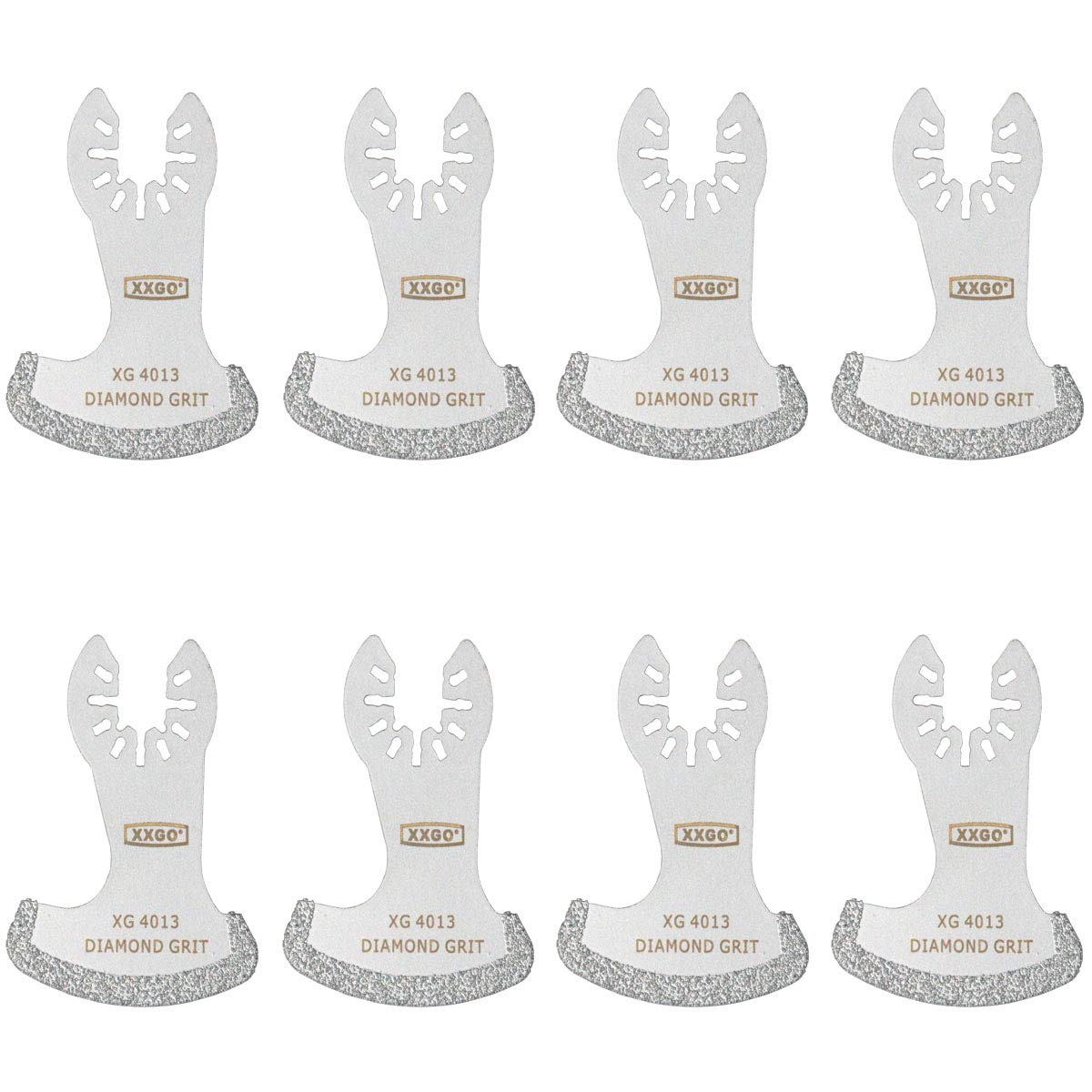 XXGO 8 Pcs Diamond Oscillating Tool Blades for Grout Removal – XG8001SU