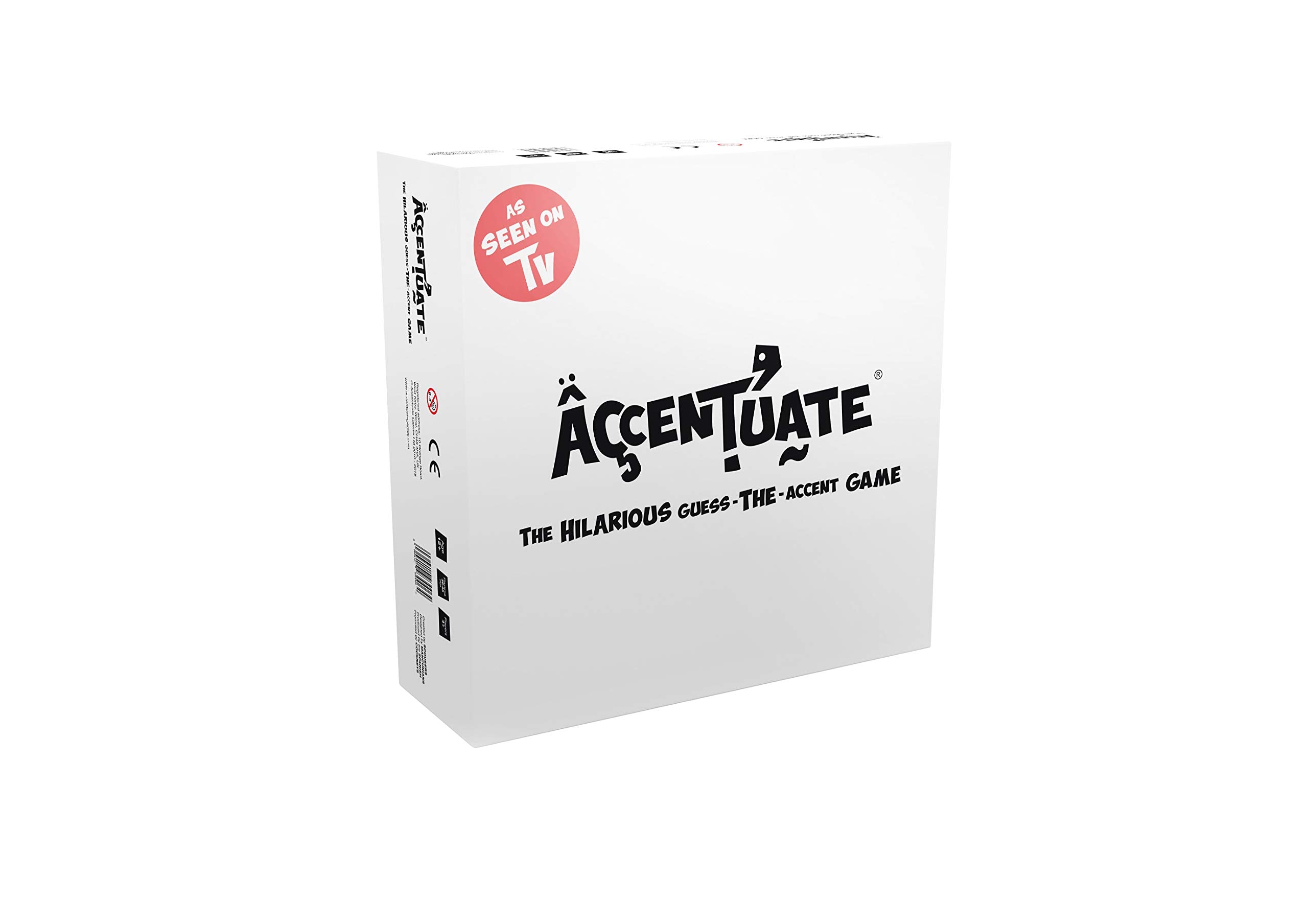 Accentuate Game: New Edition Guess-the-Accent Party Board Game
