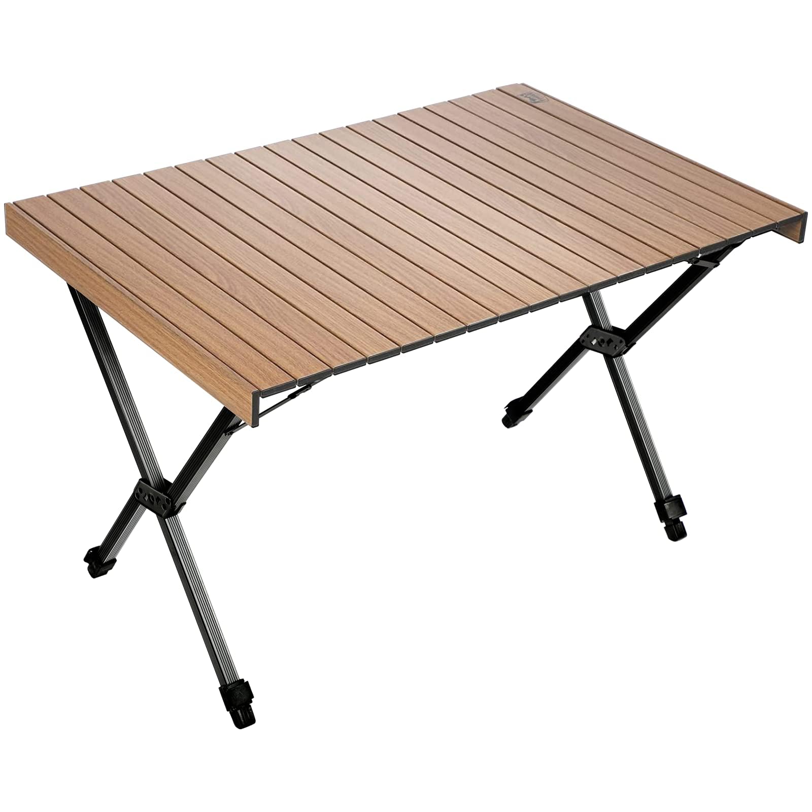 Timber Ridge Folding Camping Table – Aluminum 4-6 Person Portable Table