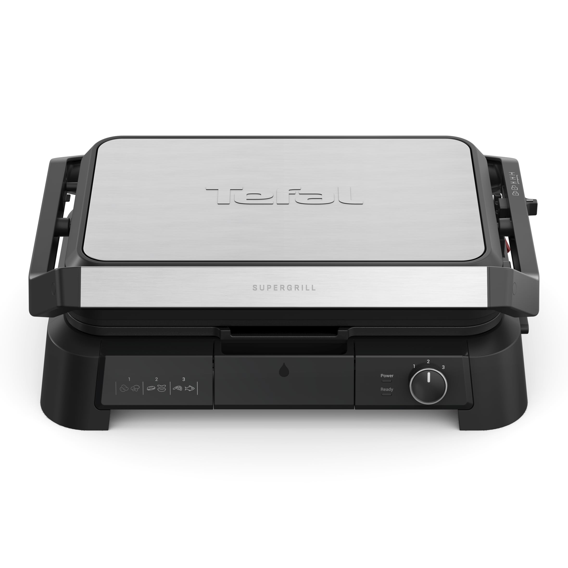 Tefal SuperGrill 3in1 XL Indoor Grill & Panini Press – Stainless Steel