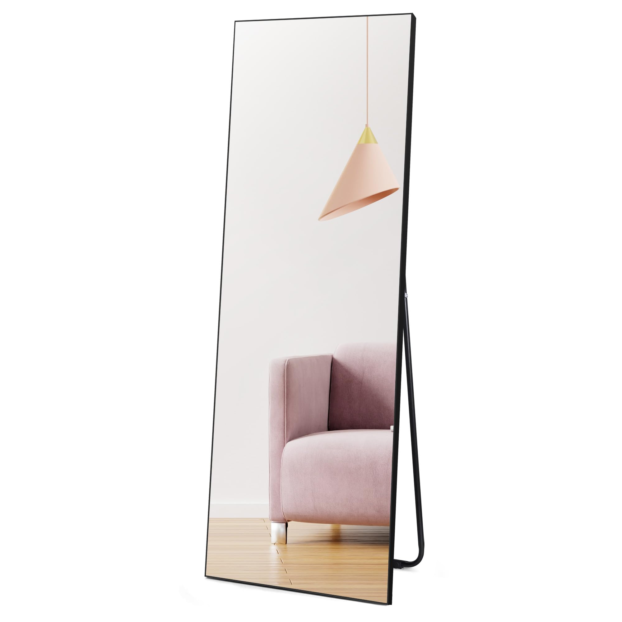Hoikwo Full Length Mirror – 59x20" Shatterproof Standing Floor Mirror