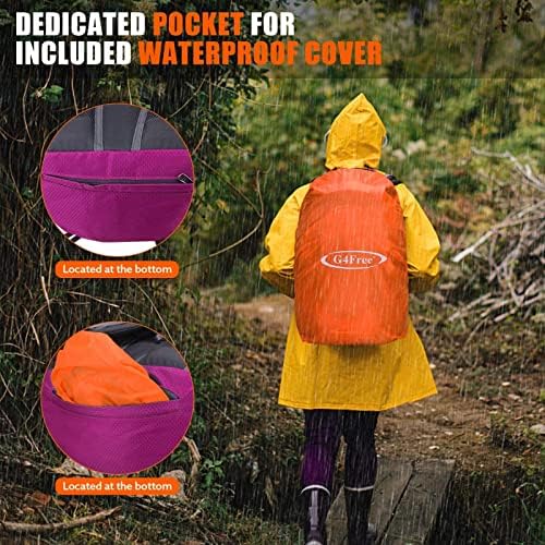 G4Free 35L Waterproof Hiking Backpack | Outdoor Trekking Daypack
