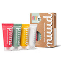 nuud Family Pack Natural Vegan Deodorant Cream - 4 x 20ml Value Set
