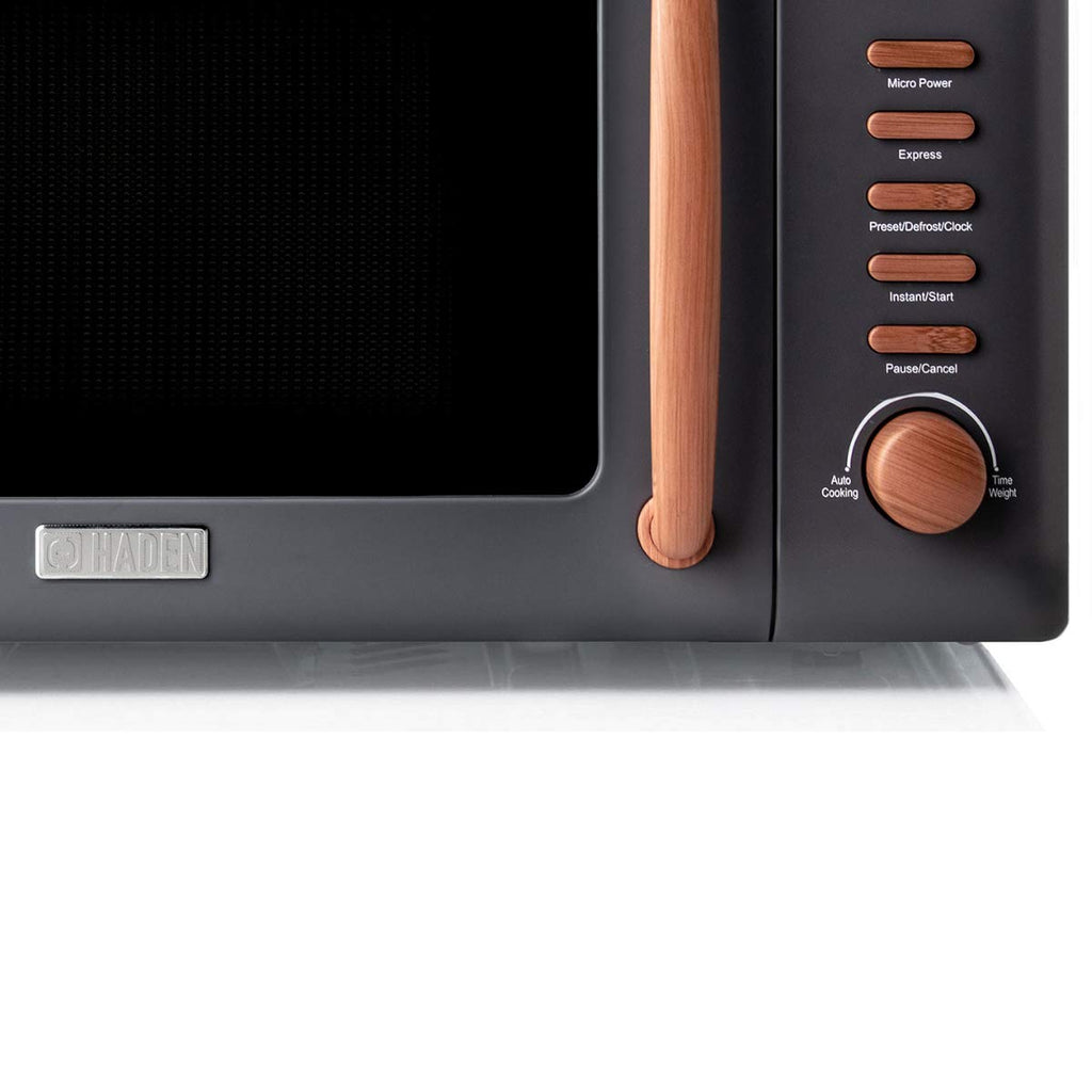 Dorchester Grey 800W Digital Microwave - 20L Compact Oven