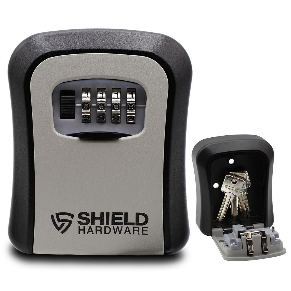 Jolof Store Wall Mounted Key Safe - Heavy Duty Waterproof Lock Box