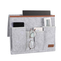 DONGKER Sofa Armrest Organizer, Armrest Caddy Holder Multi-Pocket Design for Magazine Tablet Snacks Books Pen Phone Remote Control