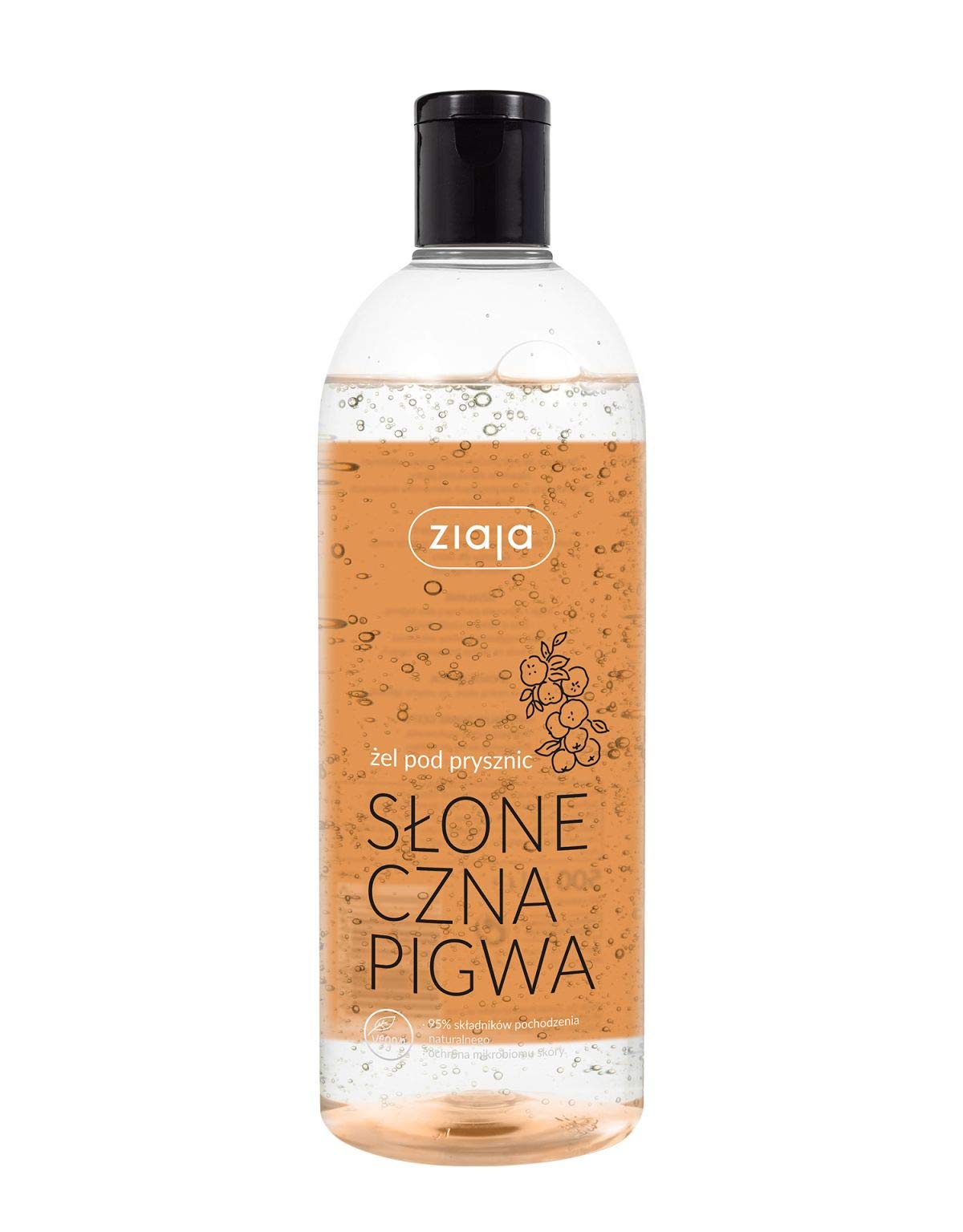 Ziaja Vegan Solar Quince Shower Gel – Natural Body Wash - 500 ml