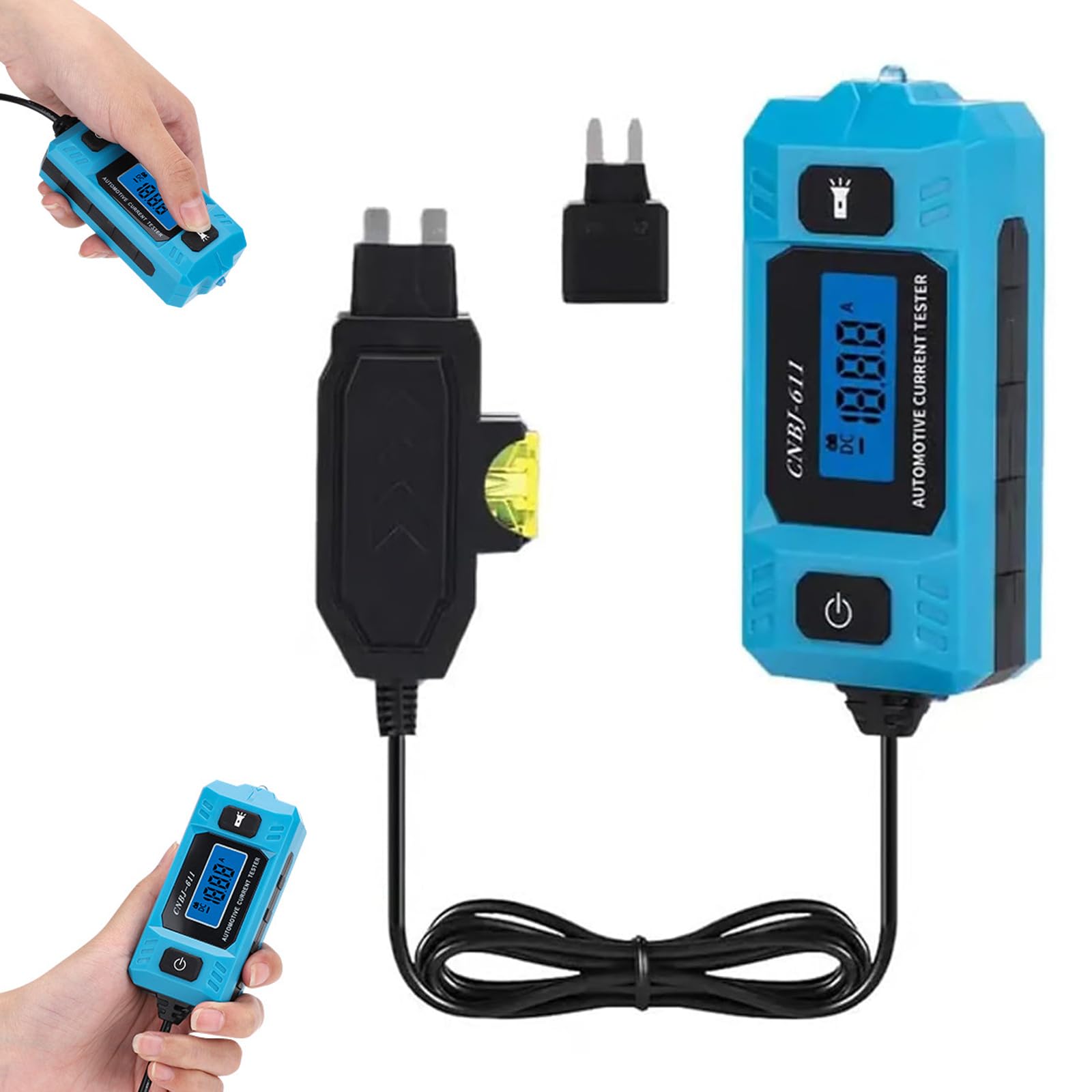 Jolof Store Automotive Circuit Fault Probe – 20A 48V LCD Fuse Tester