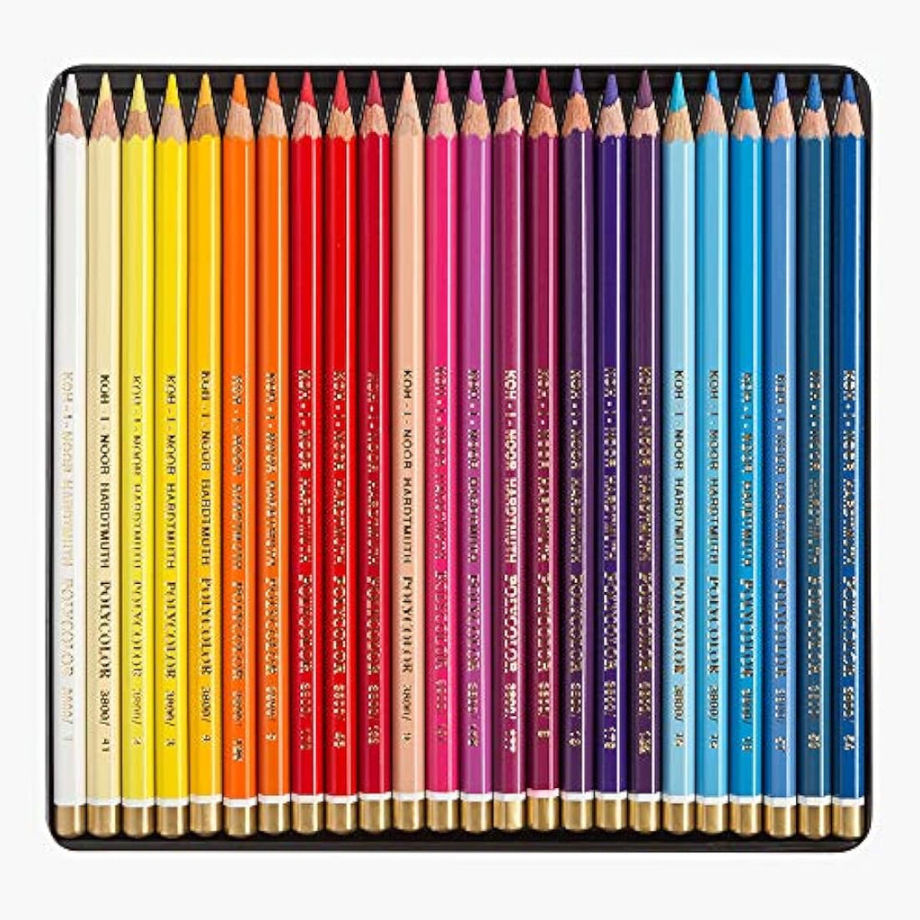 KOH-I-NOOR Polycolor Artist's Coloured Pencils - Set of 48 Tin Case
