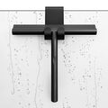 ecooe Silicone Shower Squeegee | 21cm Matte Black Glass & Mirror Wiper