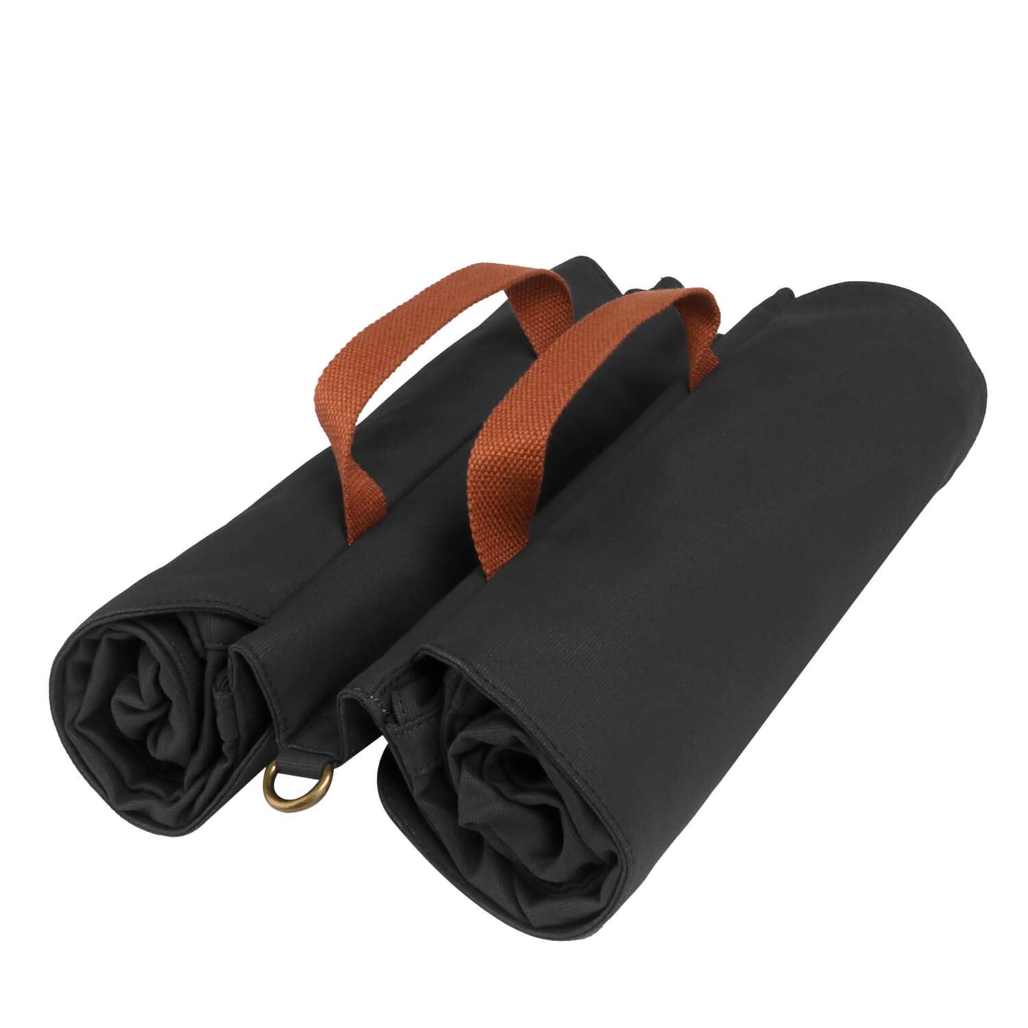Tourbon Waterproof Canvas Double Bike Pannier Bag - Rear Seat Carrier