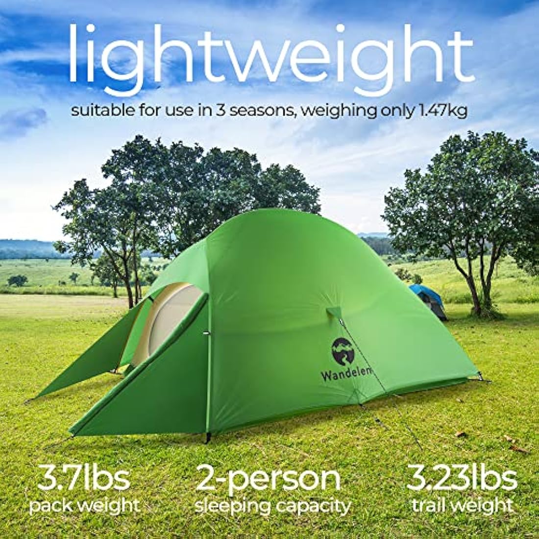 Wandelen Appalachian 2 Person Ultralight 3 Season Backpacking Tent