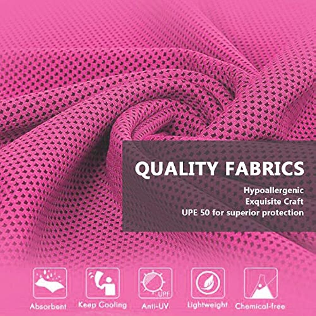 Cooling Towel 4-Pack | Microfiber Ice Towels for Sports