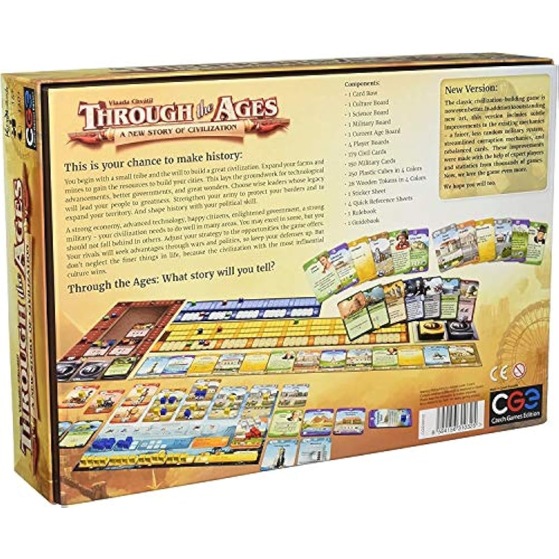 Through the Ages: A New Story of Civilization Strategy Board Game