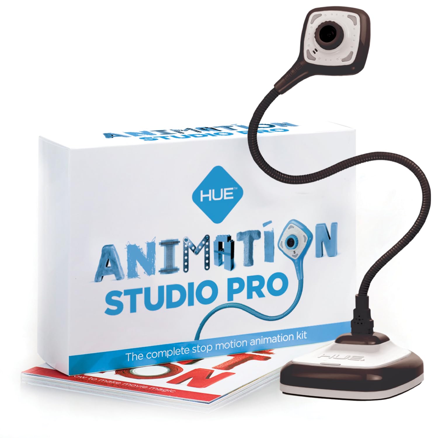 HUE Animation Studio Pro Stop Motion Kit | Full HD 1080p Camera (Black)