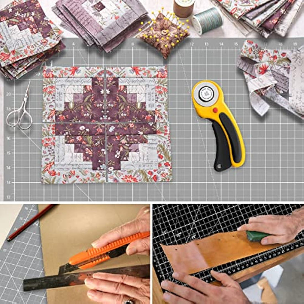 Headley Tools Self Healing Cutting Mat – 24x36 Inch 5-Ply Sewing Board