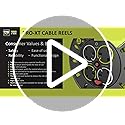 Masterplug Pro-XT 25m Cable Reel Extension Lead – 4 Sockets & Switch