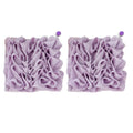 Jolof Store 2-in-1 Loofah Washcloth Set | Exfoliating Mesh Soap Saver