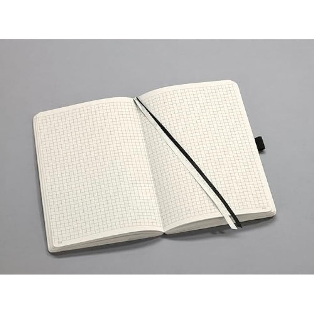 Sigel Conceptum A5 Squared Notebook - Black Softcover Journal (3 Pack)